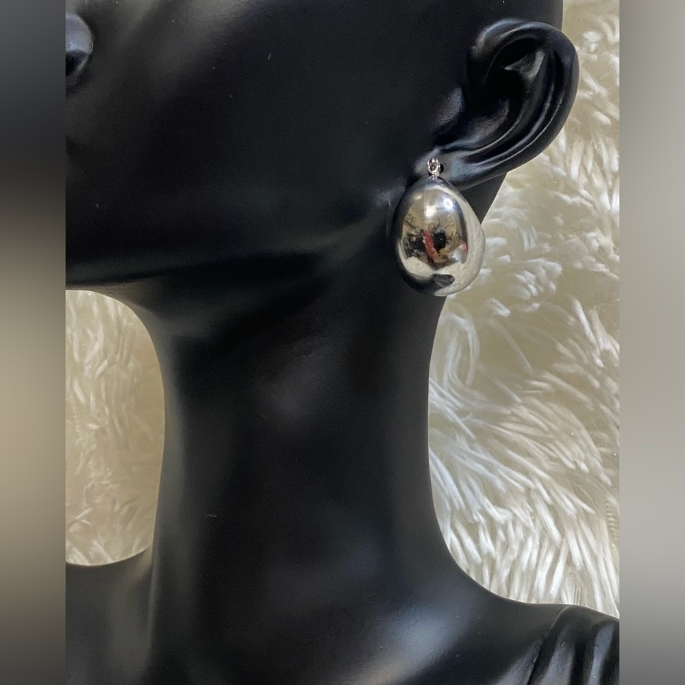 304 Stainless Steel 18K Gold Silver Half Moon Shaped Earrings